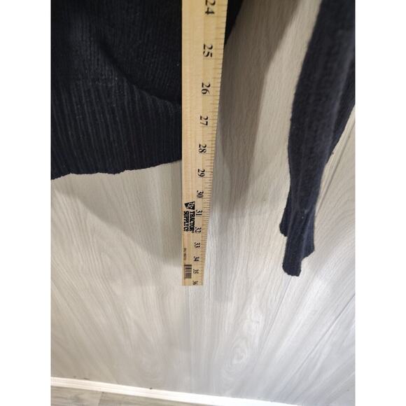 Springfield Sweater Men's Navy Wool Blend Academia Grandpa Work Size 38 Medium - Picture 5 of 6